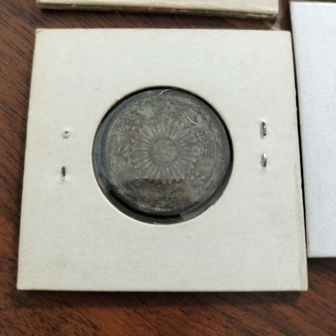 小型50銭銀貨 鳳凰 　美品