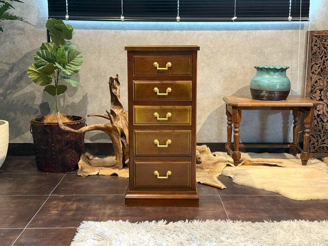 マルニ木工 地中海ロイヤル 5段チェスト サイドボード　クラシック　nG