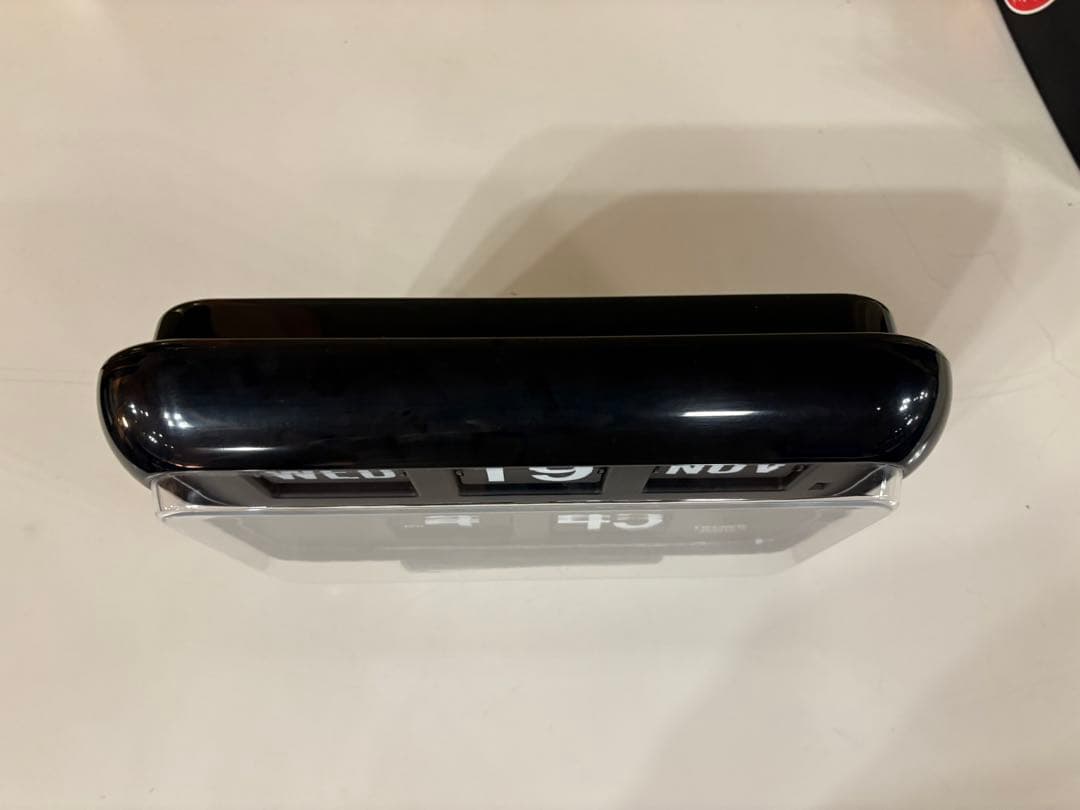 ★動作品★TWEMCO トゥエンコ パタパ 夕時計QD-35 ブラック