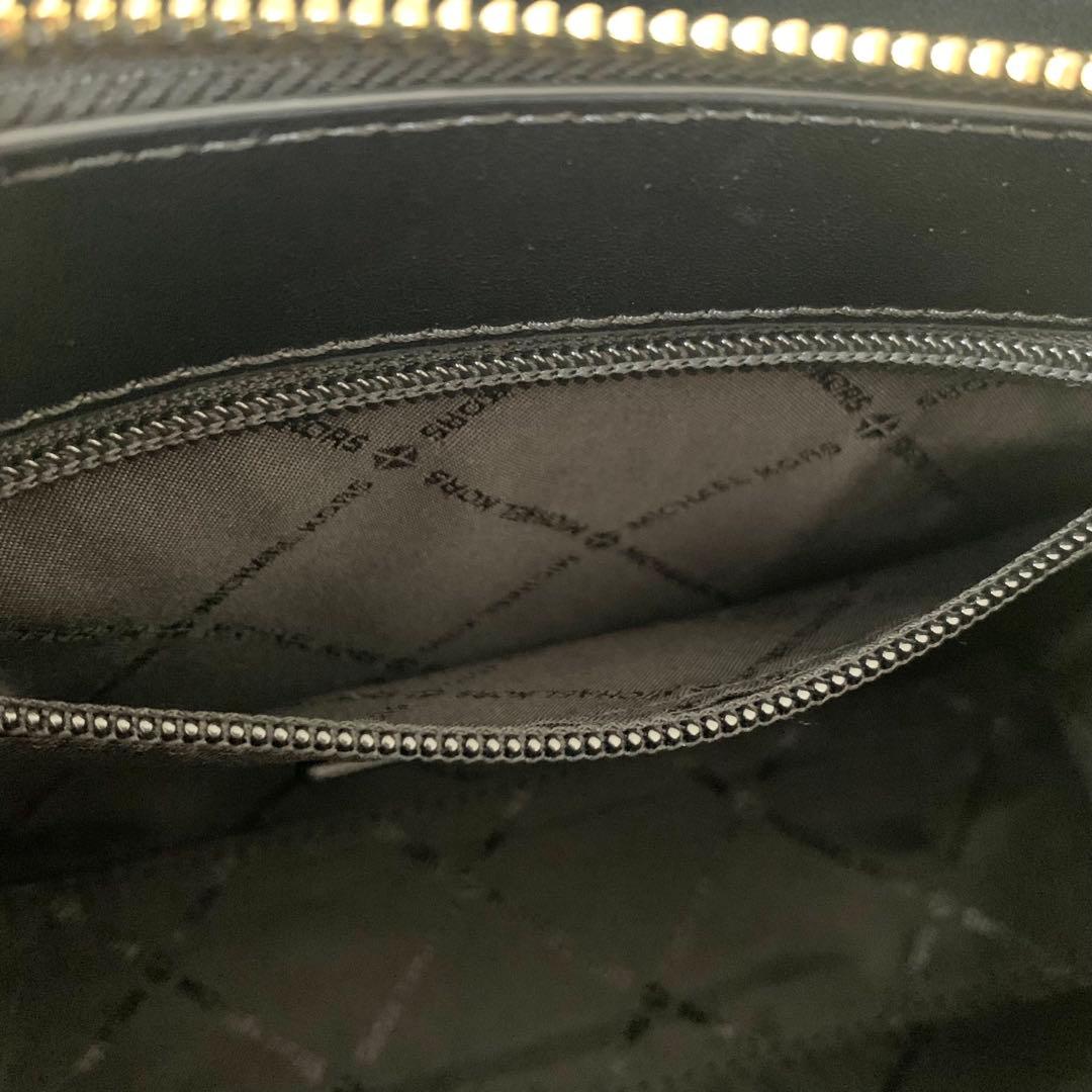 【マイケルコース】ハンドバッグ　ショルダーバッグ　2way シグネチャー　黒