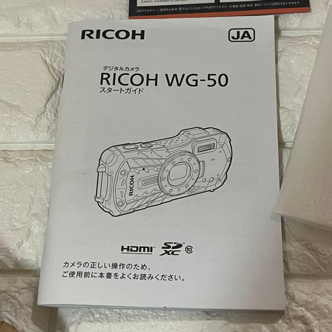 【動作良好】RICOH デジタルカメラ WG-50 ブラック