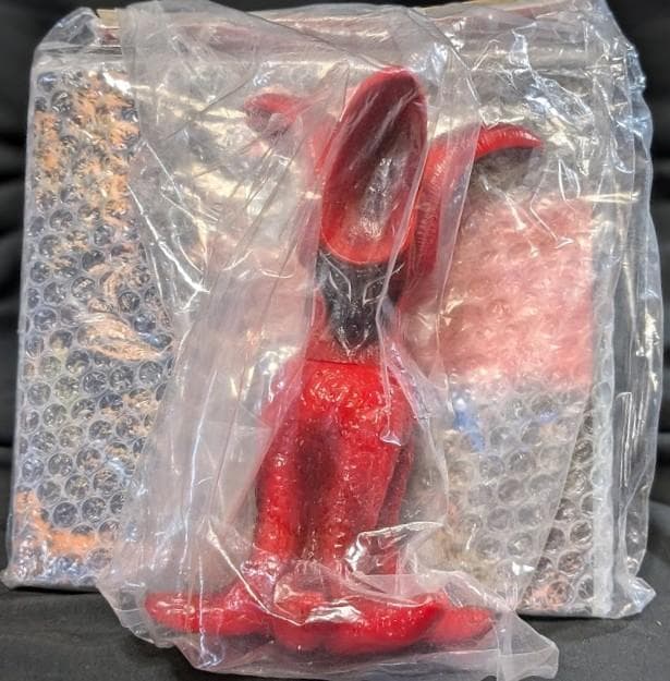 バイラス（日東復刻・マルサン）未開封ソフビフィギュア＋書籍「ガメラ玩具図鑑」