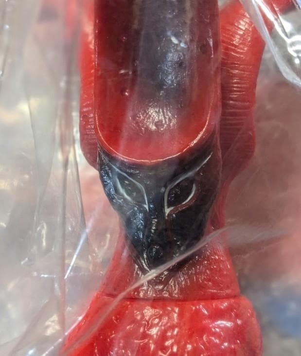 バイラス（日東復刻・マルサン）未開封ソフビフィギュア＋書籍「ガメラ玩具図鑑」