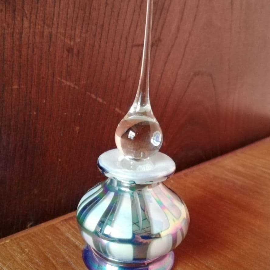 作家物吹きガラスの香水瓶 パフュームボトル