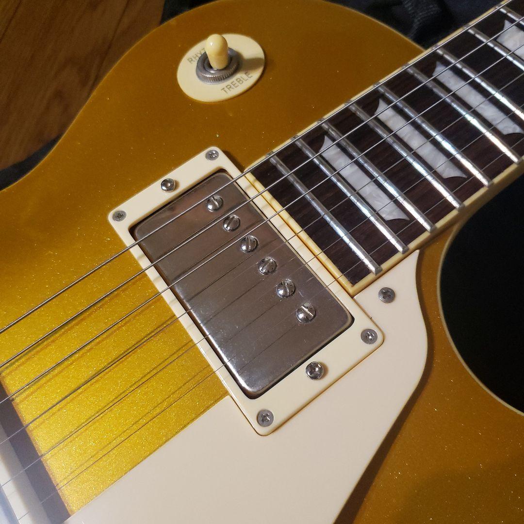 burny RLG-55　レスポールタイプ　ゴールド