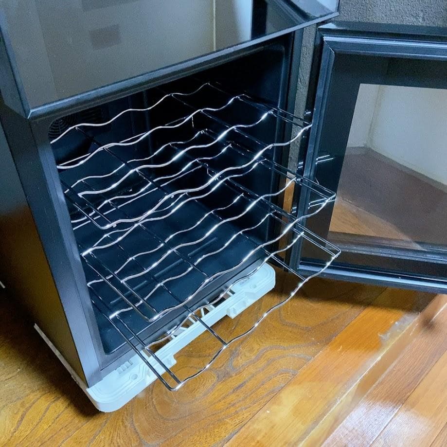 SIS BCW-69DD 電子ミニワインクーラー 2ドア ブラック【動作品】