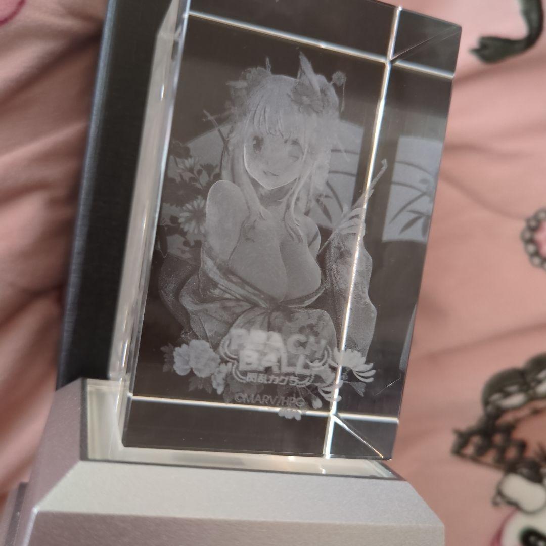 PEACH BALL 閃乱カグラ エビテン限定特典 3Dクリスタル 詠