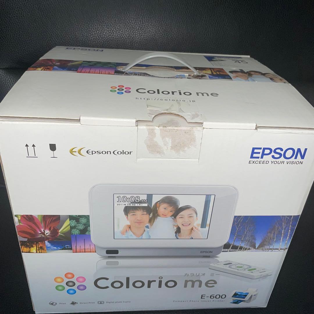 【新品・ジャンク】EPSON E-600 カラリオ ミー インクジェットプリンタ