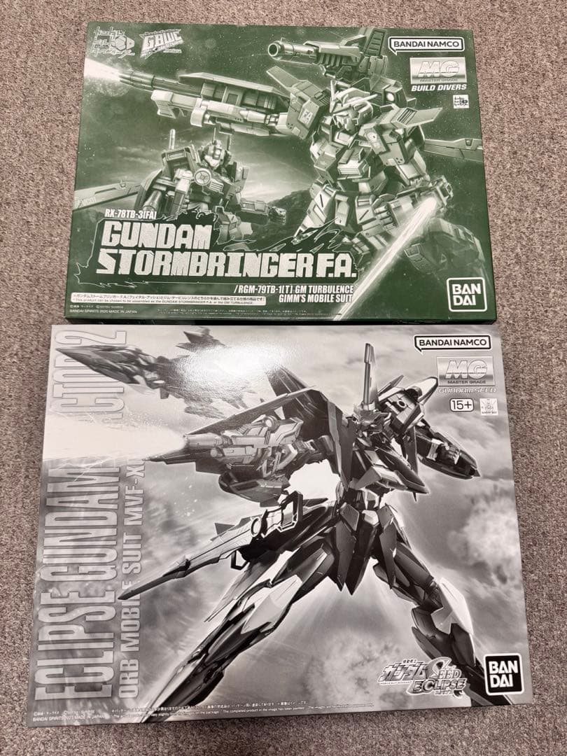 MG 1/100 ガンダムストームブリンガー F.A.&エクリプスガンダム２号機