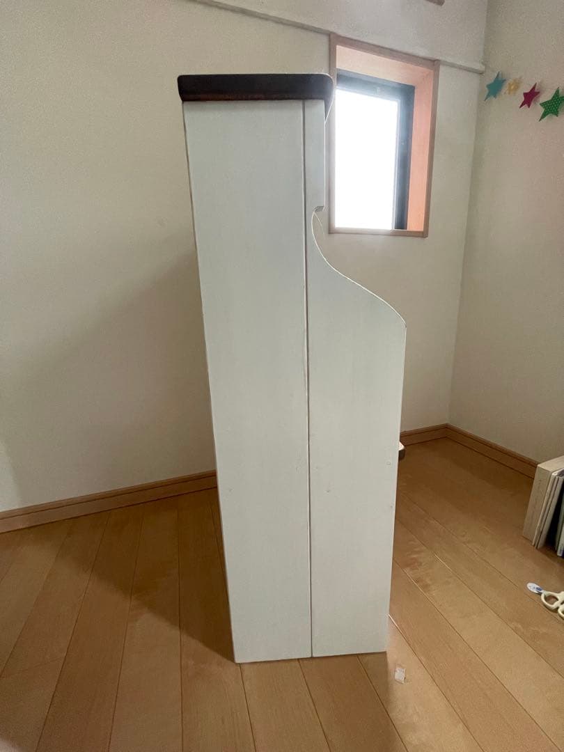 ハンドメイド　飾り棚　アンティーク風　おままごと　シャビー