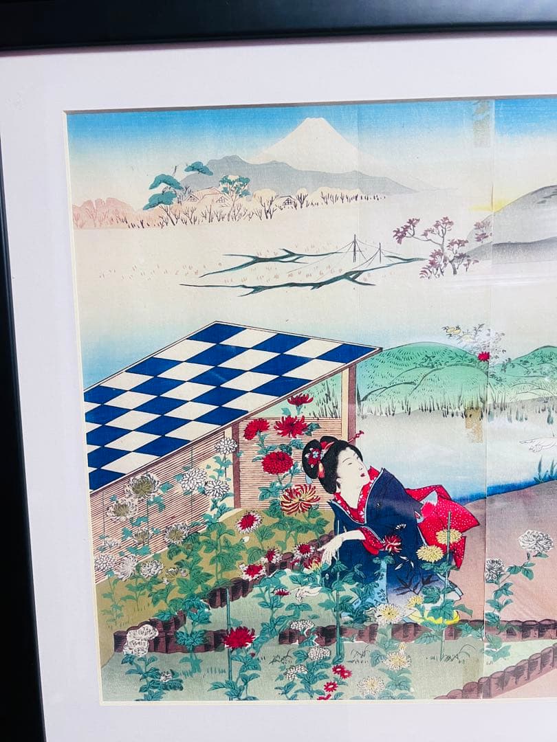 河鍋暁翠による浮世絵 — 五節句の内 菊月