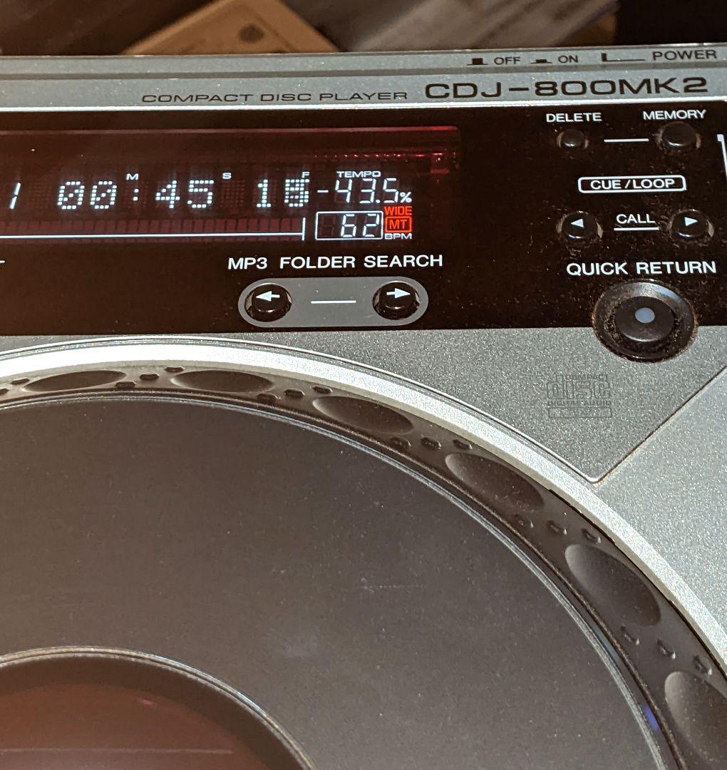 DJ機材 PIONEER CDJ-800 MK2