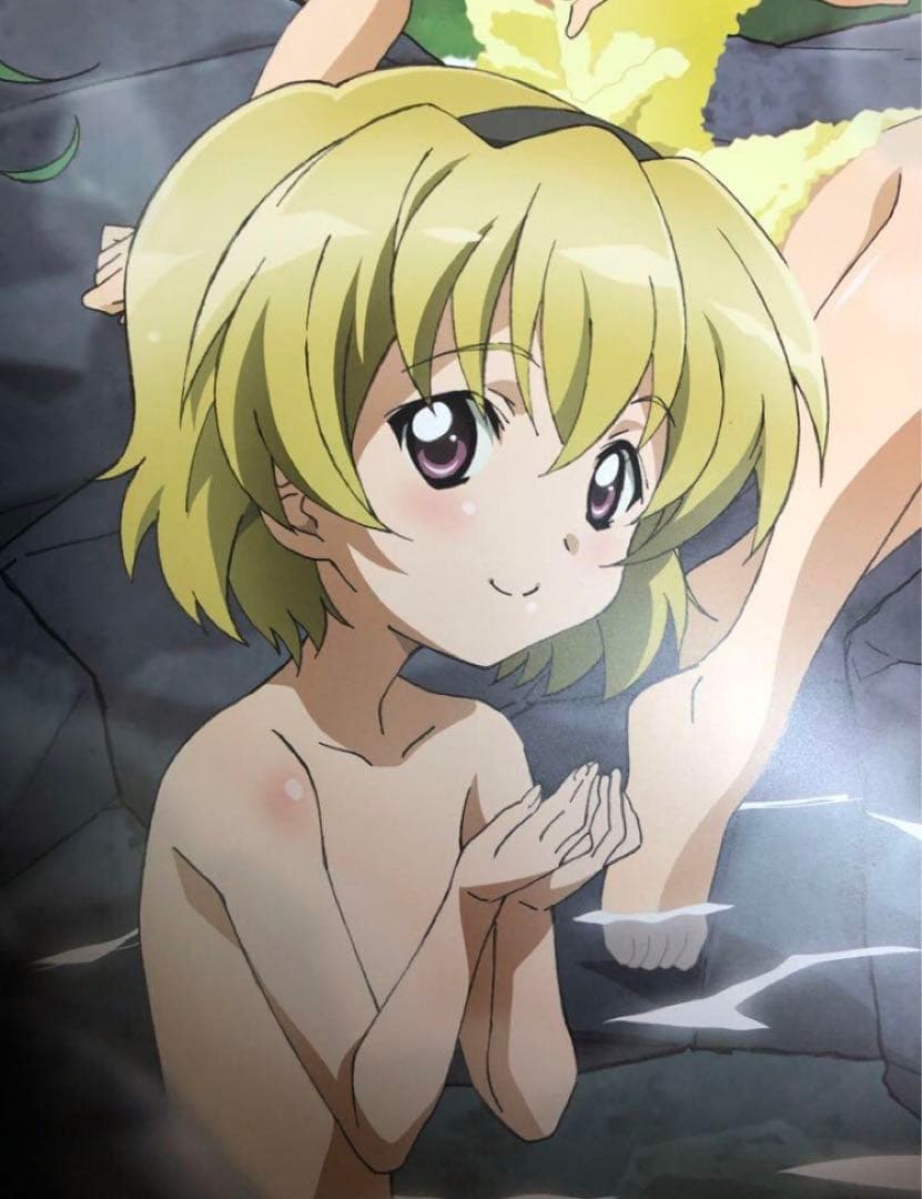 【超希少 非売品】ひぐらしのなく頃に 全巻購入特典 B2 お風呂 ポスター