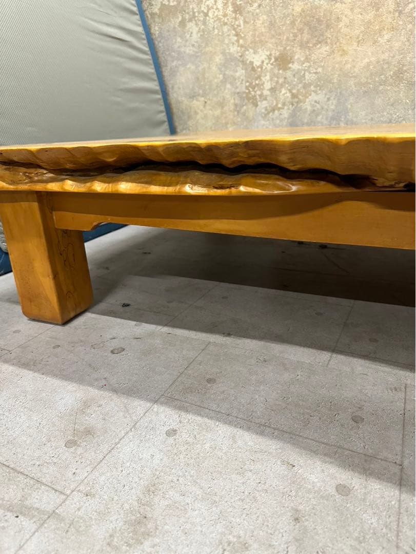 【深谷木工】天然木 一枚板テーブル アンティーク ヴィンテージ インテリア