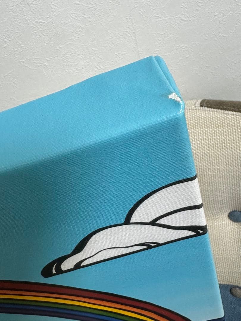 nijiijin ヘザーブラウン ジクレー キャンパスプリント絵画 虹