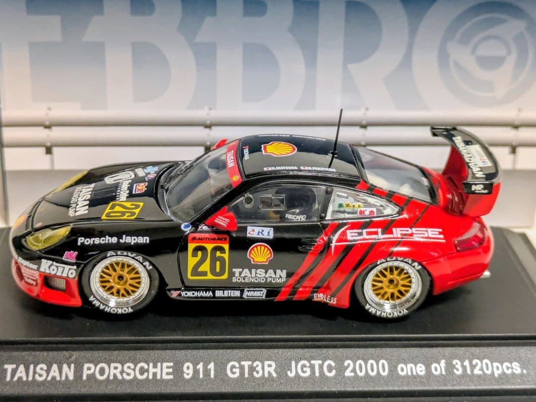ミニカー TAISAN PORSCHE 911 GT3R 2000 #26