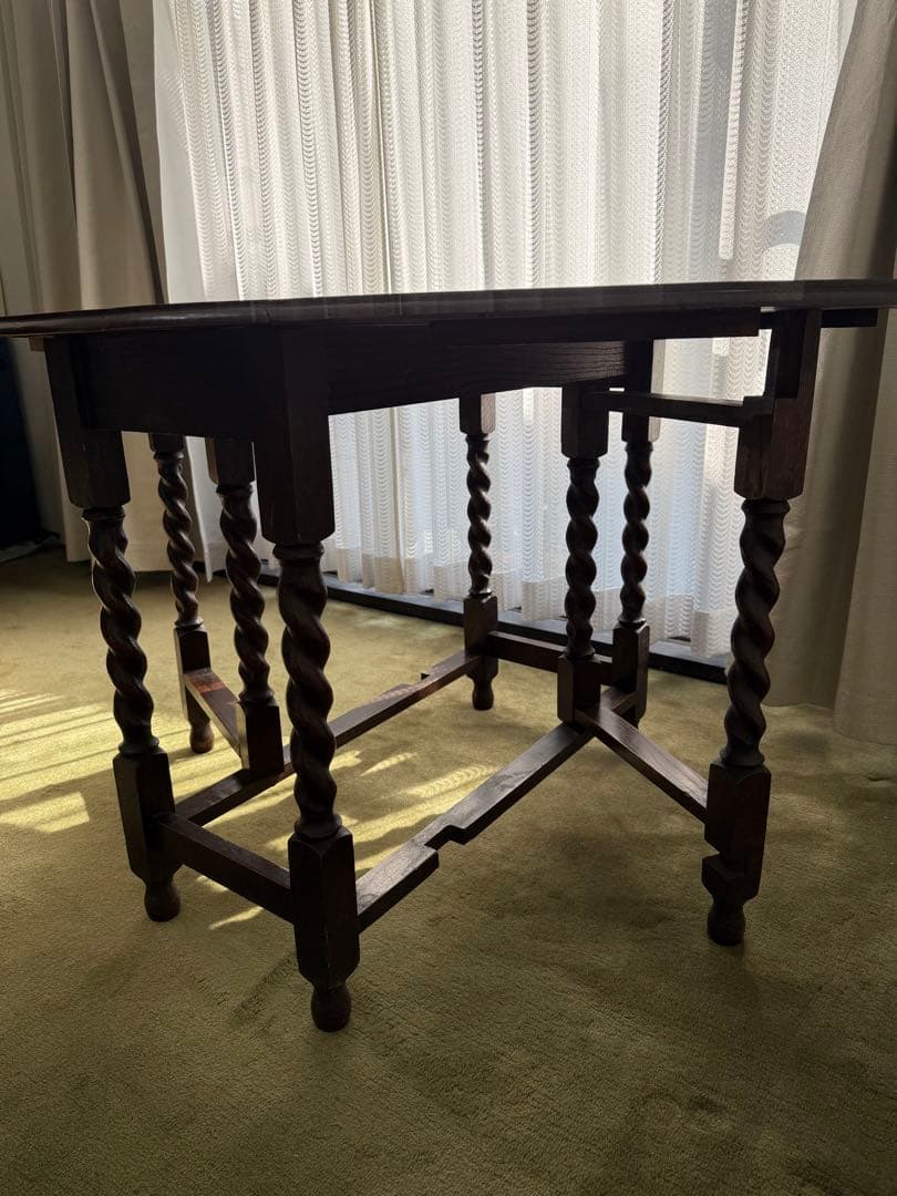 ゲートレッグテーブル　イギリス　アンティーク