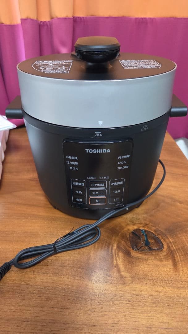 新品❗TOSHIBA 電気圧力鍋 RCP-30R 1.8L
