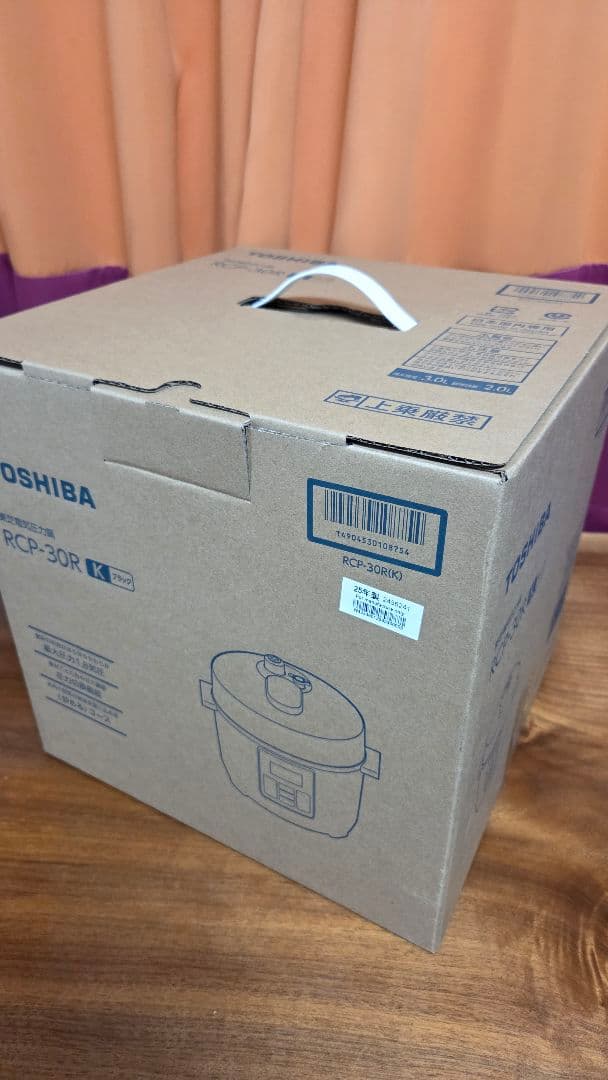 新品❗TOSHIBA 電気圧力鍋 RCP-30R 1.8L