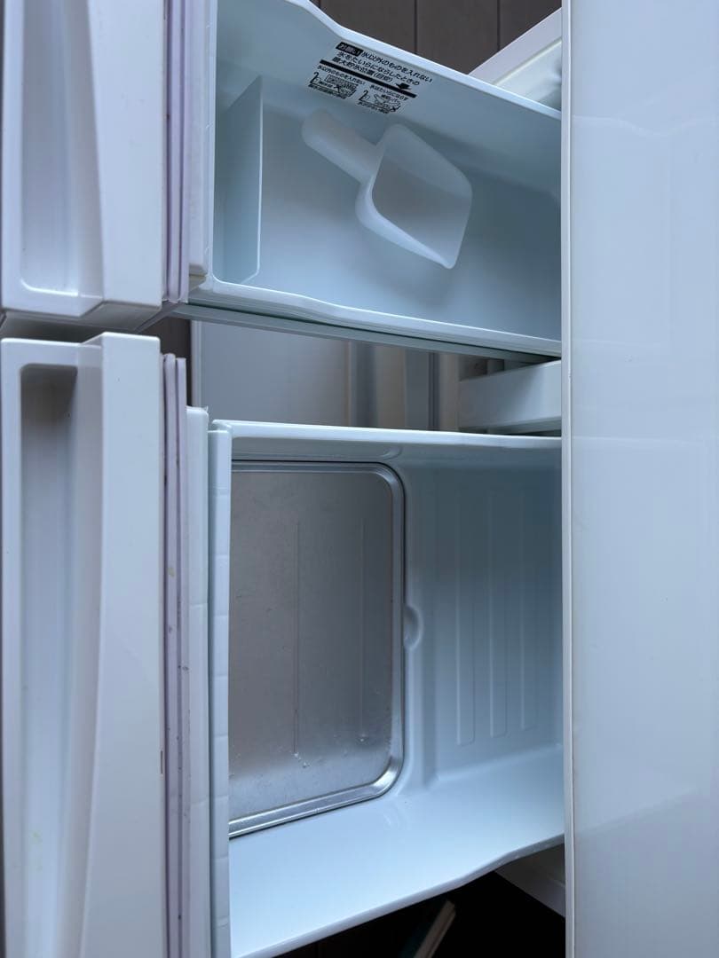 東芝410L VEGETA GR-K41GXVホワイト2017年製 幅600mm