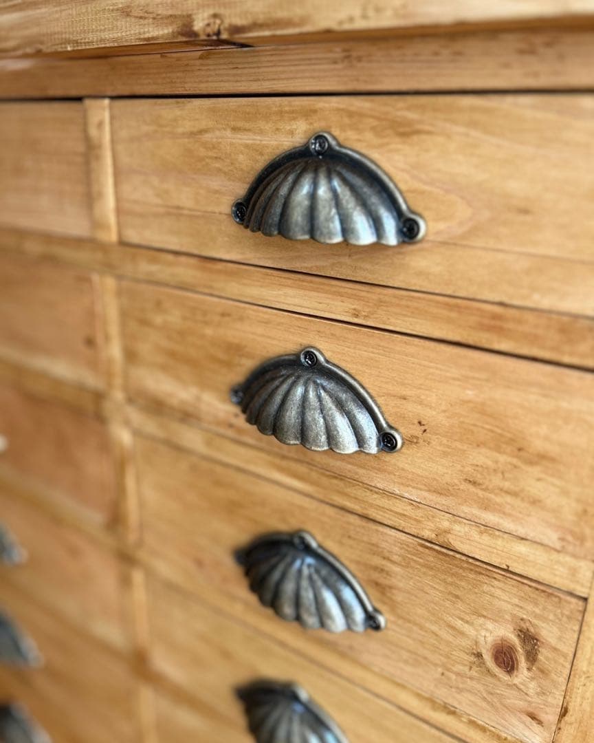 【ハンドメイド】国産ひのき使用　21杯可愛らしいチェスト