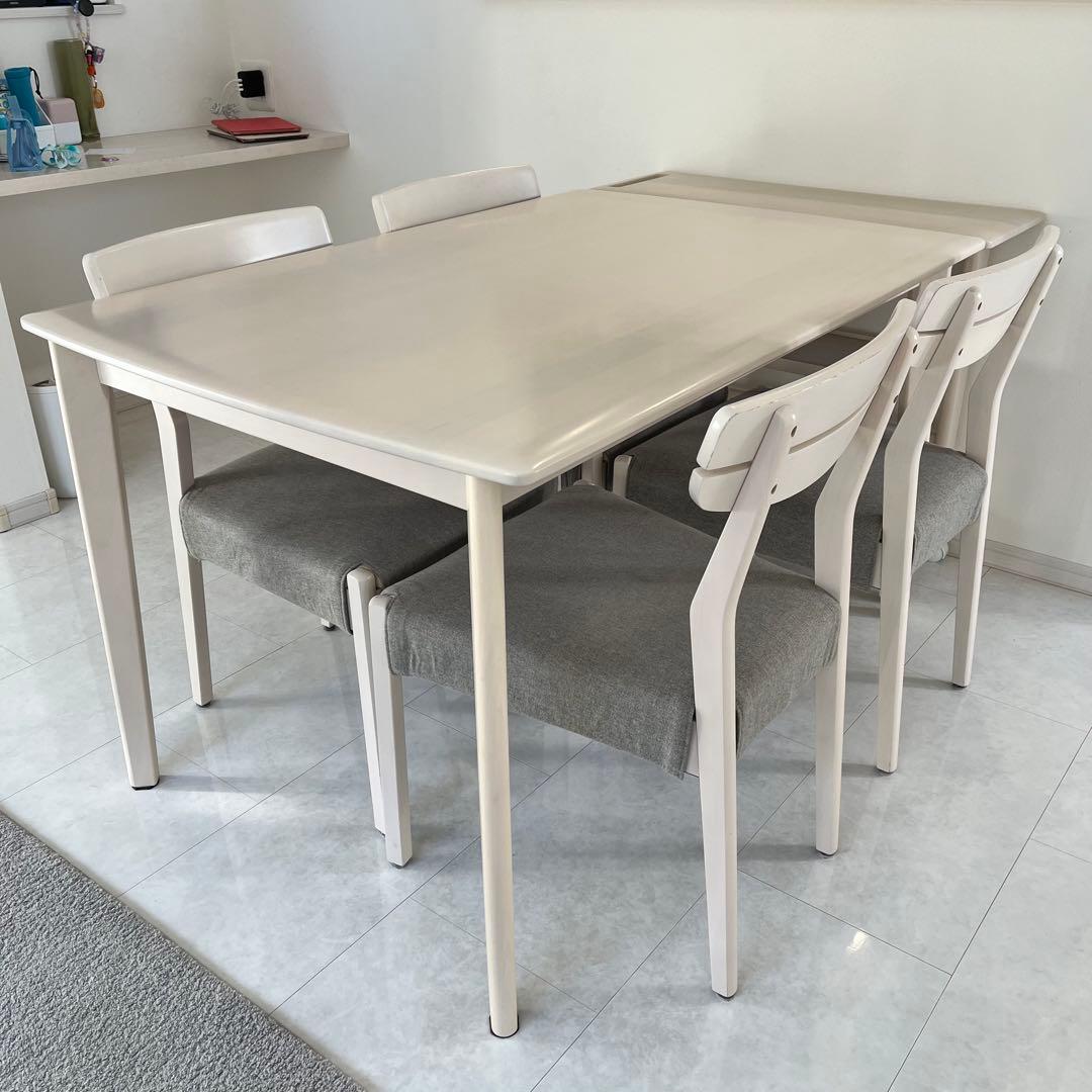 ニトリ｜アルナス｜ダイニングテーブル｜120×80｜ワゴン付き｜※椅子は対象外