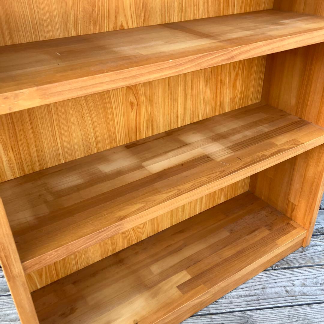 昭和レトロ 古家具 古材 木製飾り棚 ディスプレイラック オープンラック 古道具