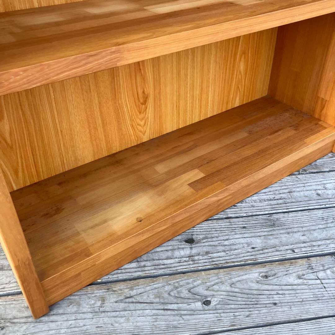 昭和レトロ 古家具 古材 木製飾り棚 ディスプレイラック オープンラック 古道具