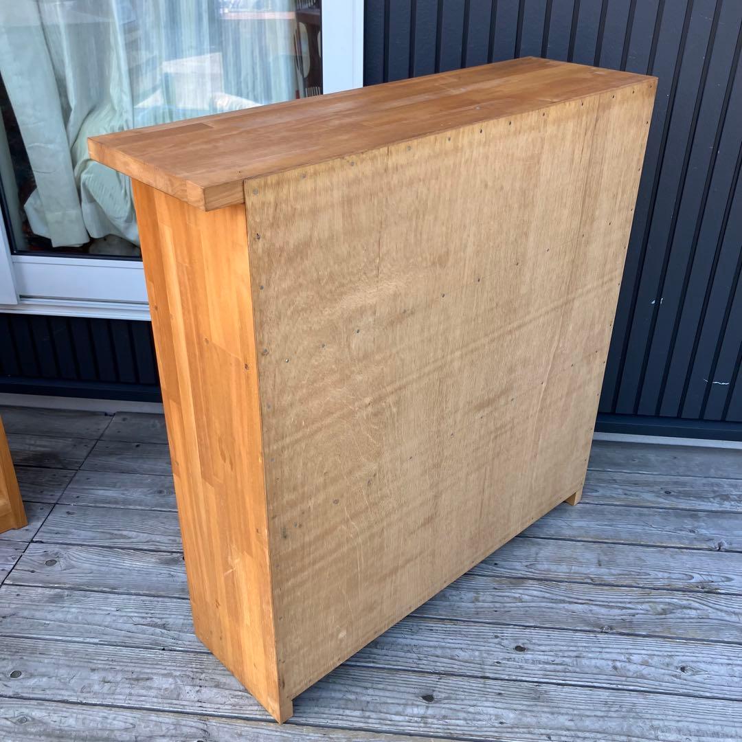 昭和レトロ 古家具 古材 木製飾り棚 ディスプレイラック オープンラック 古道具