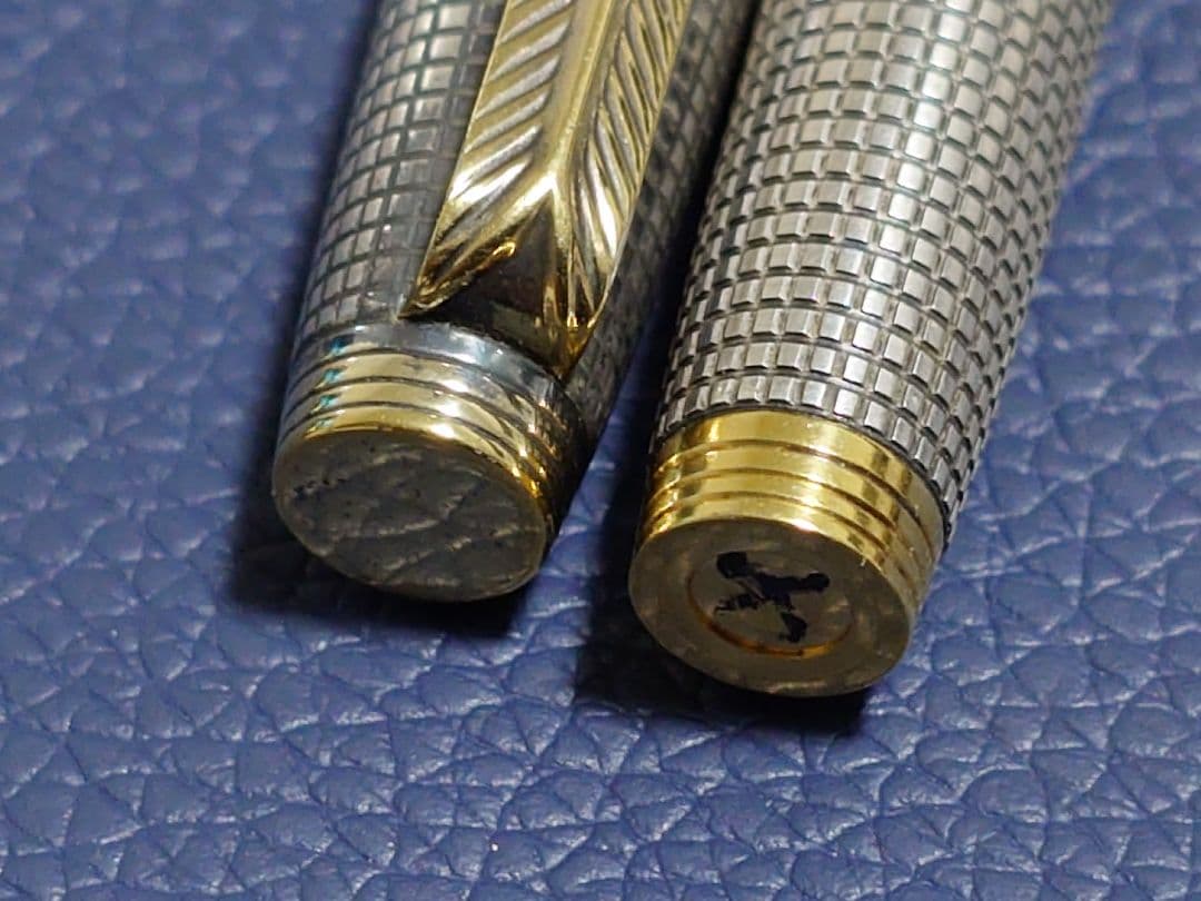 Parker 75 万年筆 シルバー シズレ柄