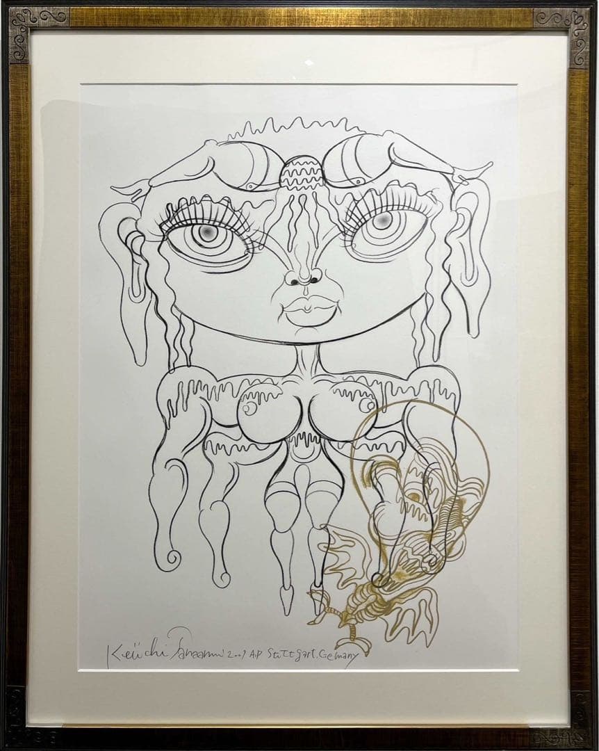 田名網敬一 タイトル不明　2009 シルクスクリーン