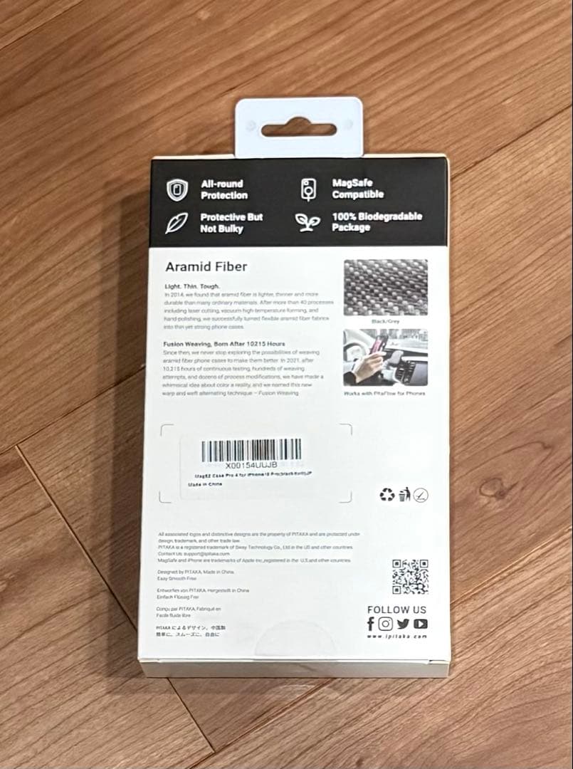 iPhoneアクセサリー PITAKA MagEZ Case Pro 4 for iPhone15 Pro