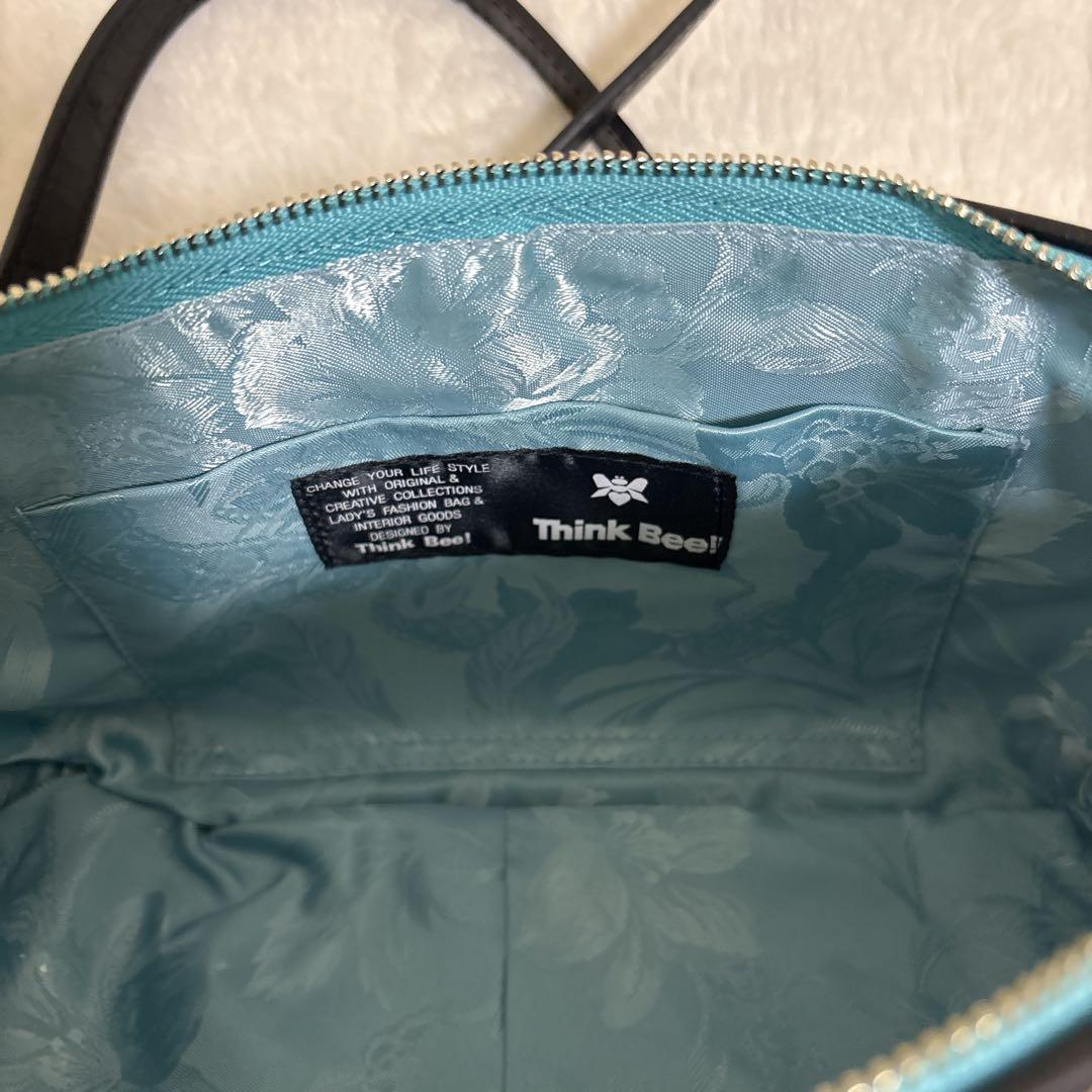 Think Bee! スパンコール フラージェビーズ ショルダーバッグ 刺繍