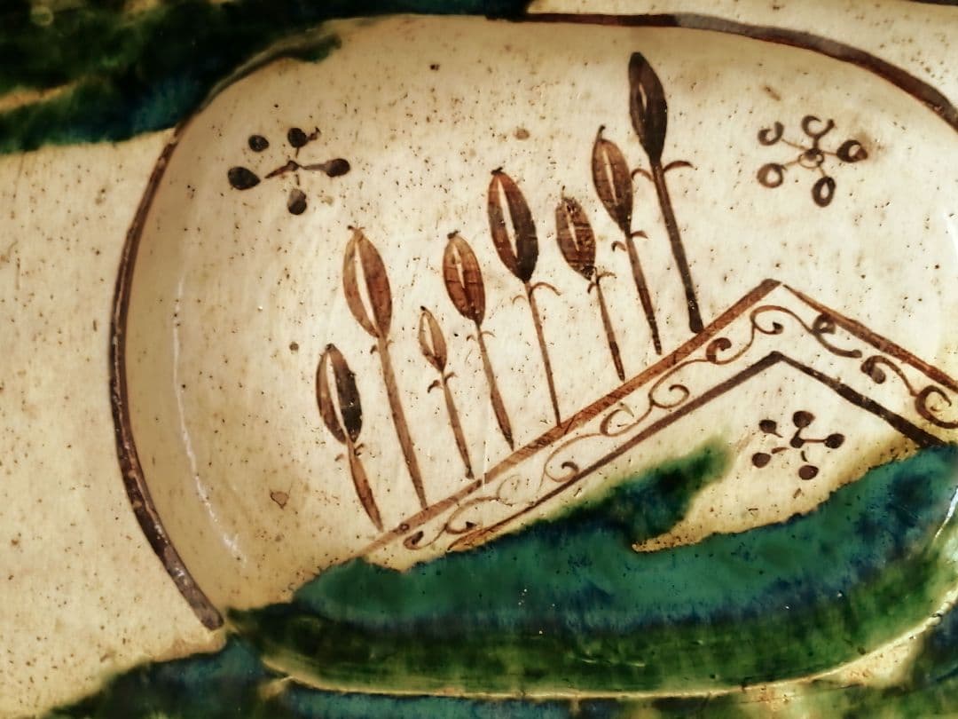 candy　菓子皿　織部　織部焼　織部菓子器