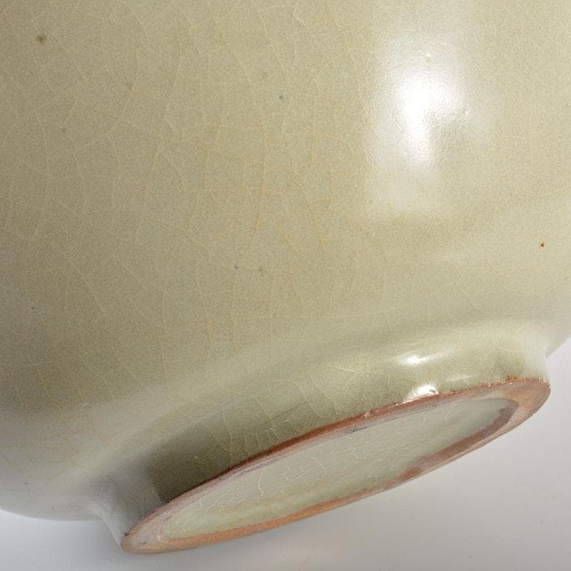 中国　天龍寺青磁　多口瓶　V　R6323B