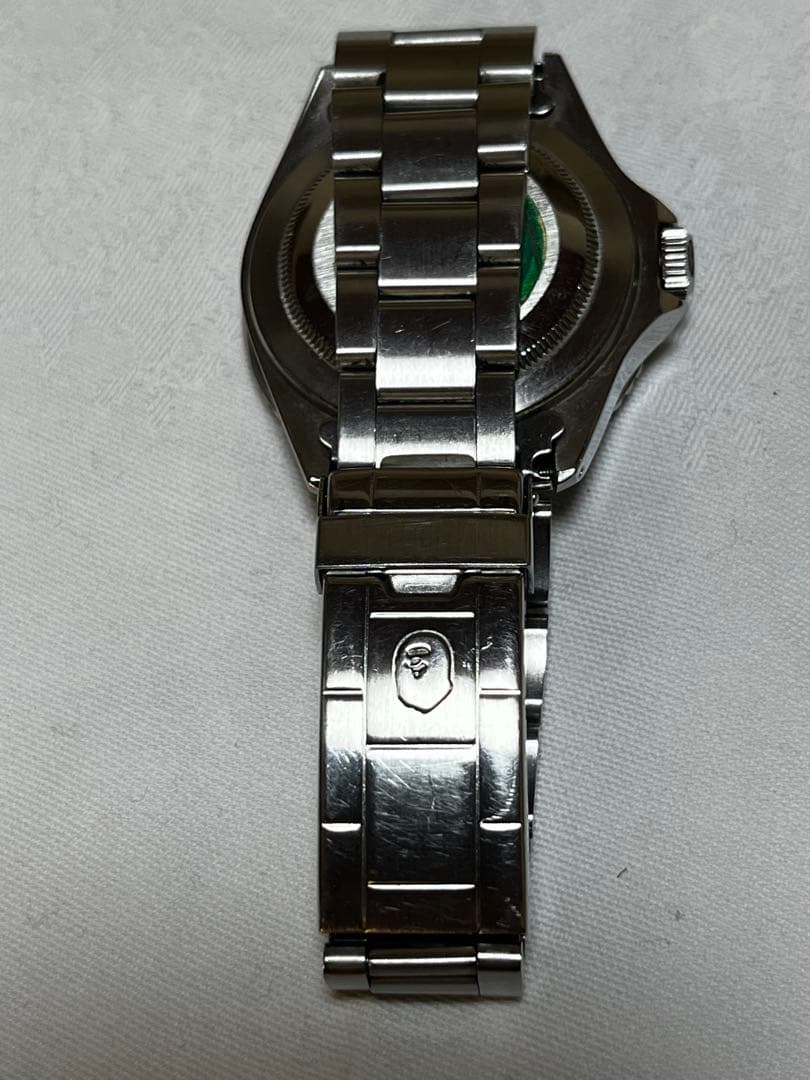 希少初期化型　ア ベイシング エイプ BAPEX サルマリーナ 腕自動巻き時計
