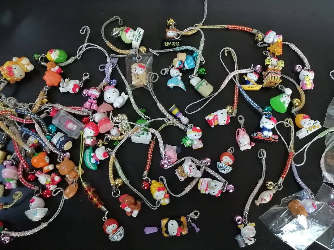 全国ご当地キティ ストラップ　根付　チャ ームまとめ売り