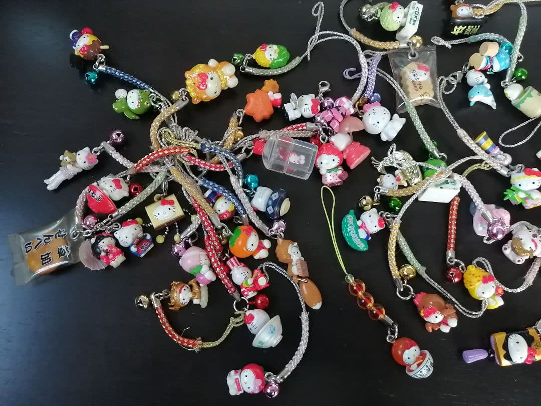 全国ご当地キティ ストラップ　根付　チャ ームまとめ売り