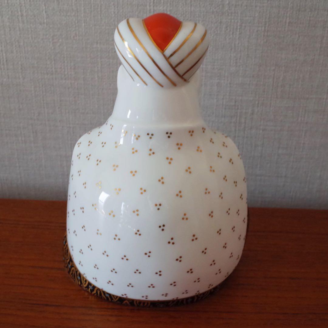 ロイヤルクラウンダービー／フィギュリン／ペルシャ猫の置物／英国アンティーク