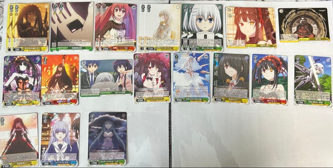 【ヴァイスシュヴァルツ】デート・ア・ライブ 8枝デッキ ほぼフルホイル+パーツ