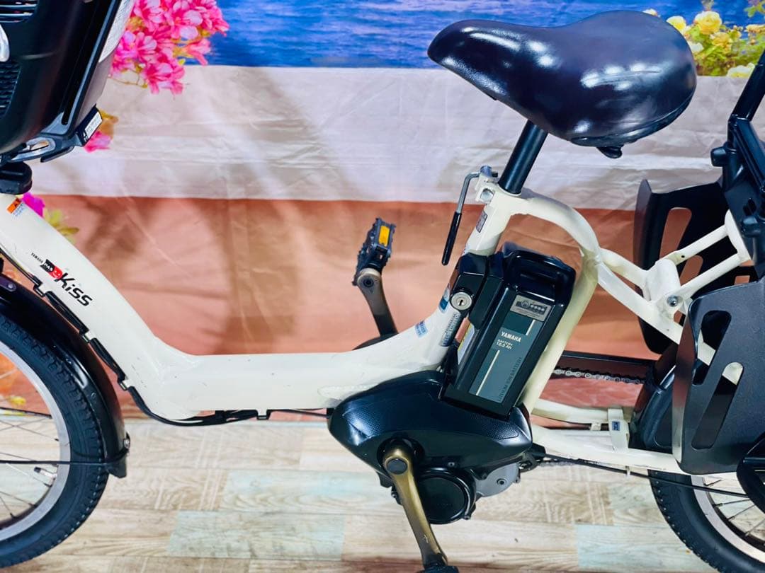 パスキス12AH⭐️人気モデル！ヤマハ子供乗せ電動アシスト自転車Y2834