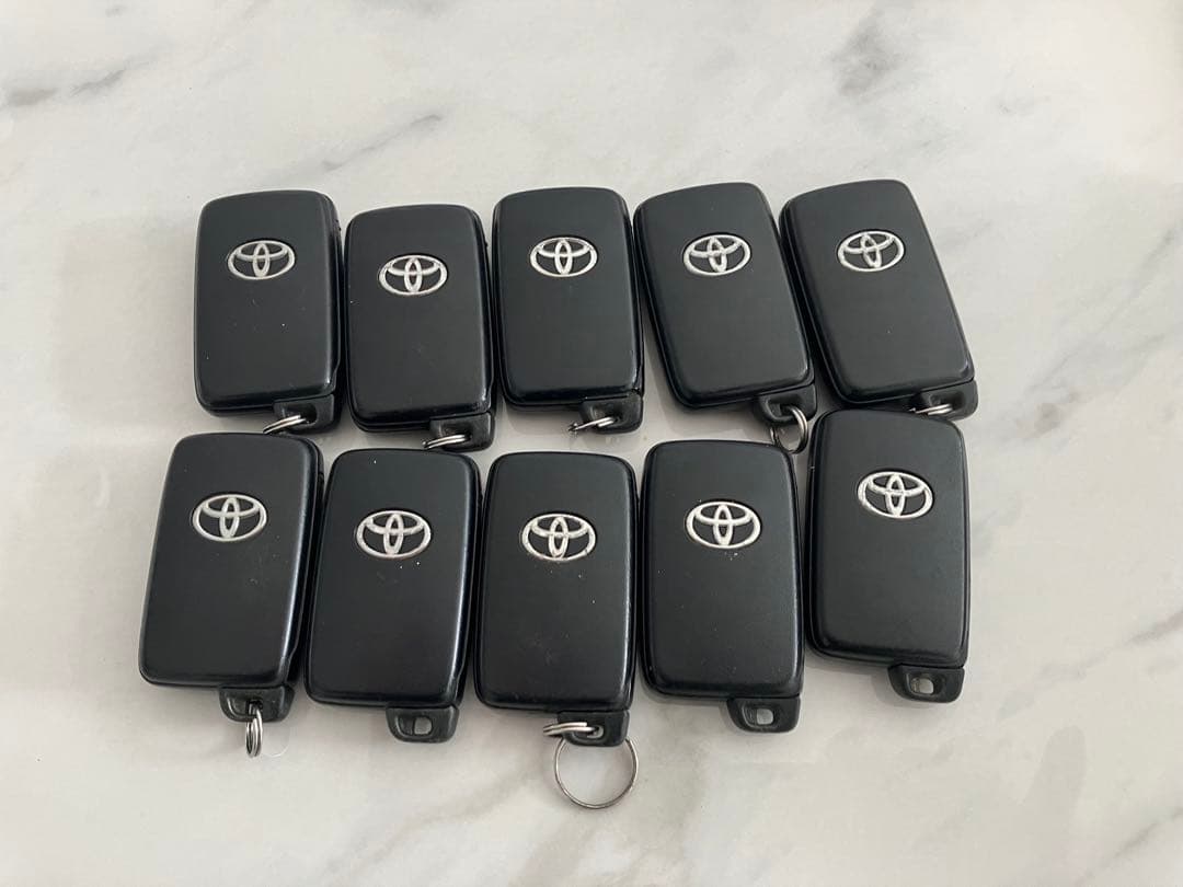 初期化済み　トヨタ スマートキー 10個セット