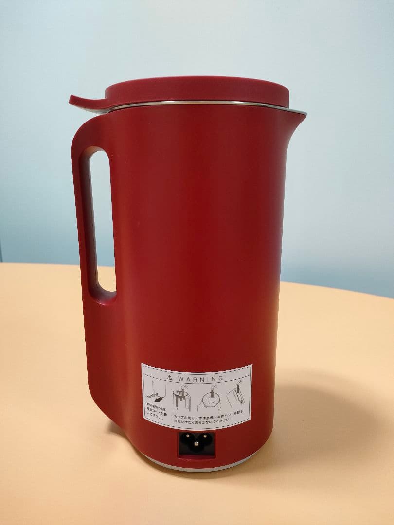 【未使用品】レコルト自動調理ポット　ソイ&スープブレンダー レッド