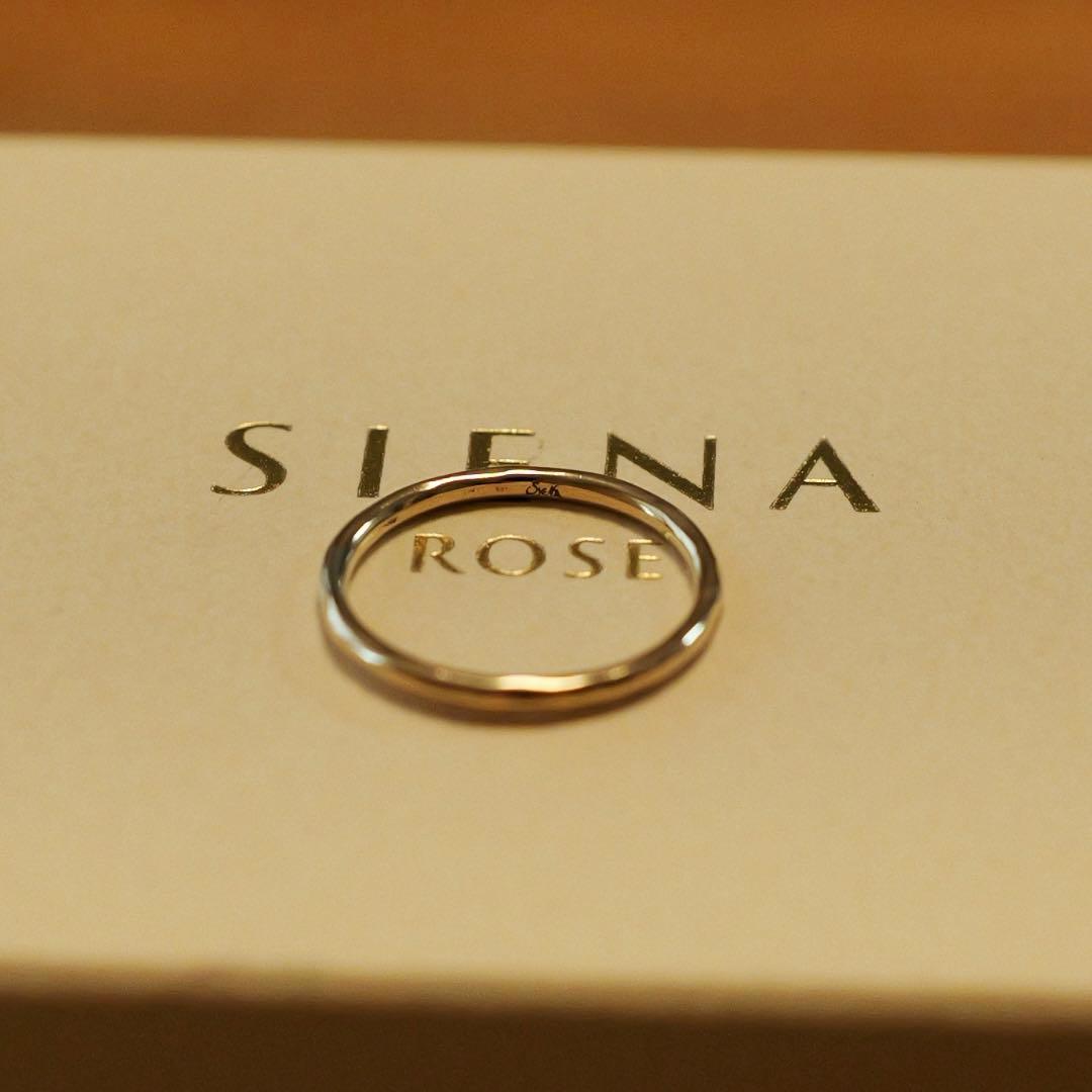 みず　SIENA ROSE シンプル ゴールドリング