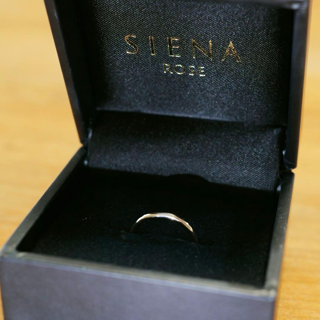 みず　SIENA ROSE シンプル ゴールドリング
