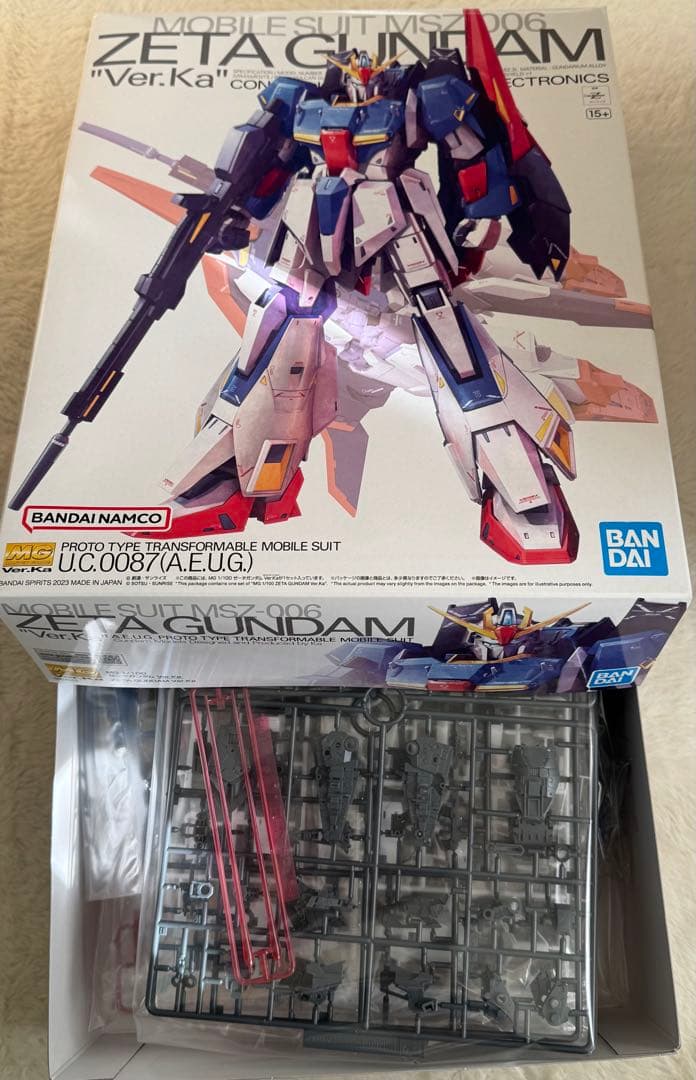 27MG ZETA GUNDAM \"Ver.Ka\" 1/100可変型モビルスーツ