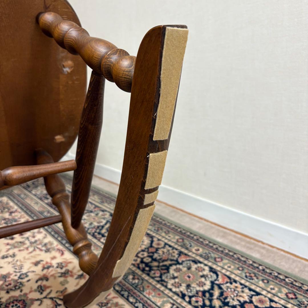 【送料込み】アンティーク家具/木製ロッキングチェア