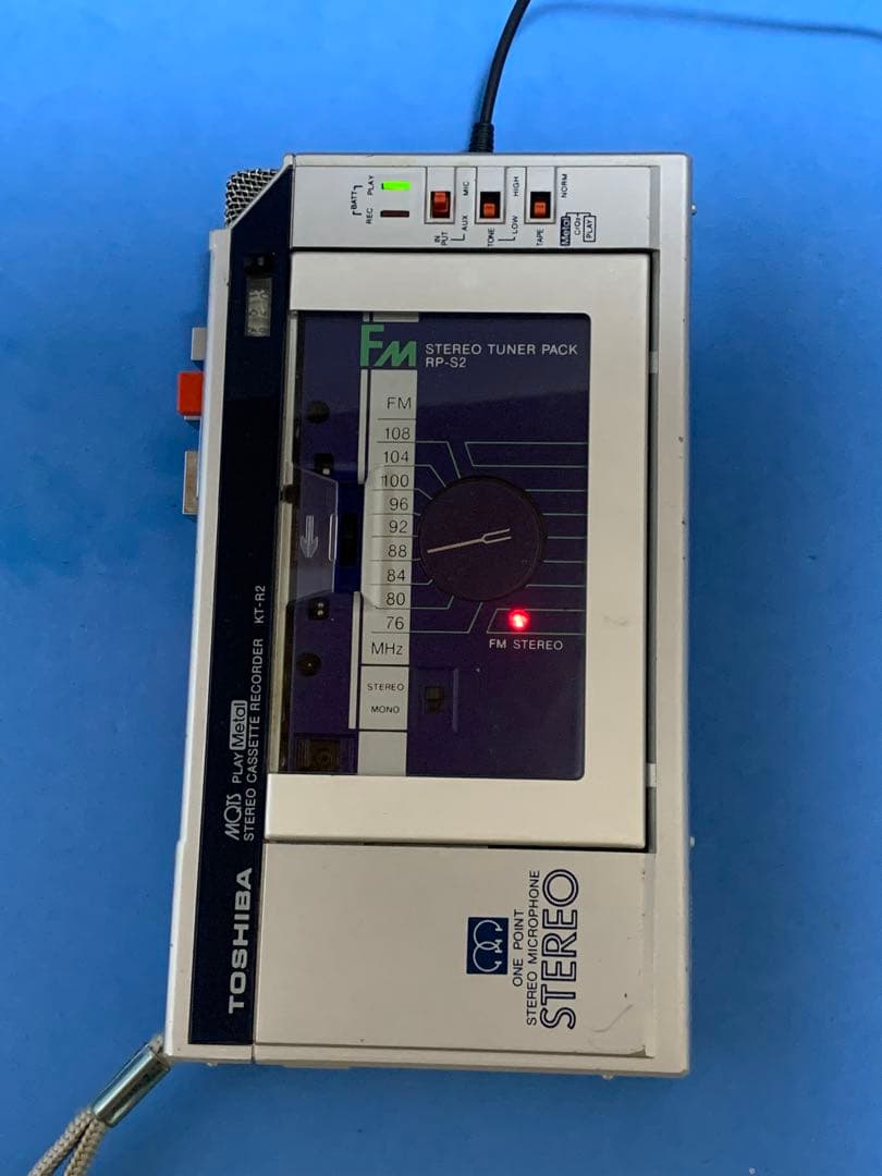 TOSHIBA 東芝 KT-R2　カセットレコーダー