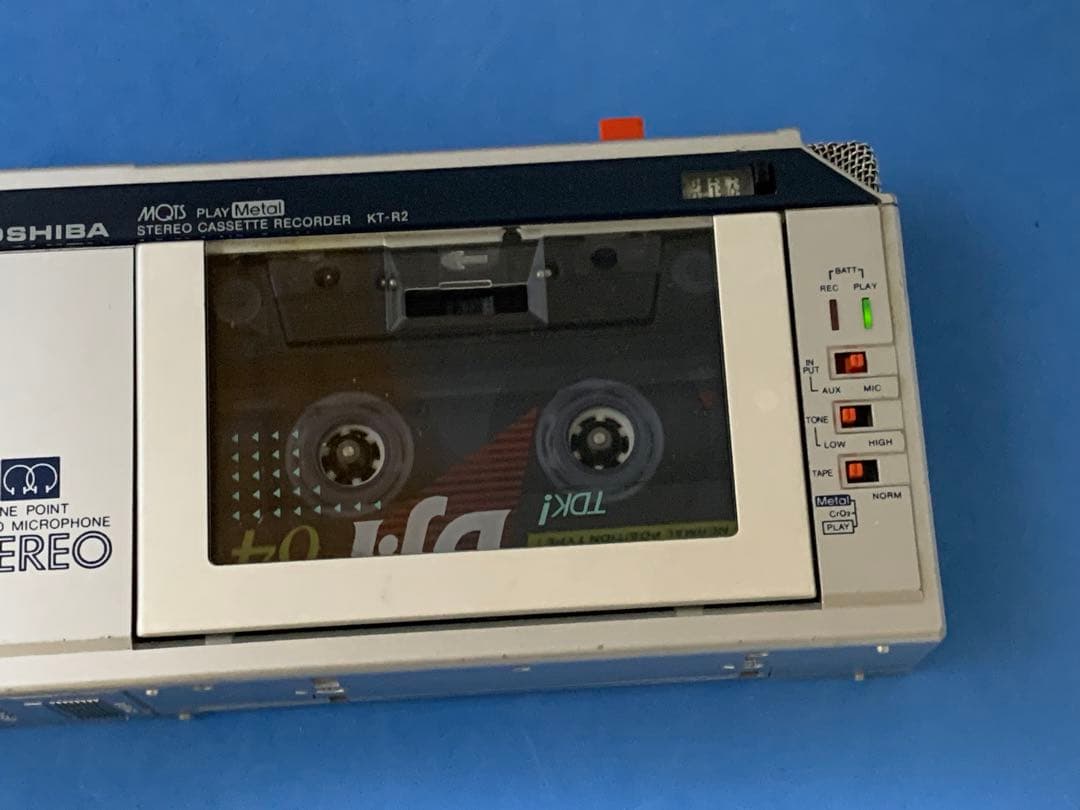 TOSHIBA 東芝 KT-R2　カセットレコーダー