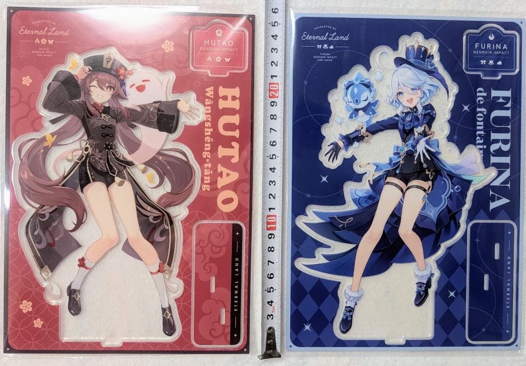 ETERNAL LAND　６U☆　原神　フリーナ　胡桃　BIG アクリルスタンド
